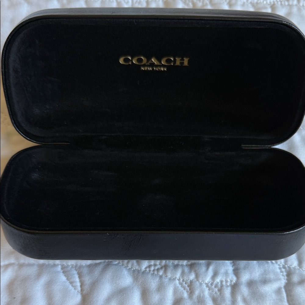 Coach Elegant Black Eyeglass Case